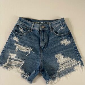 American Eagle Distressed Denim Shorts